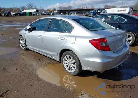 2012 Honda Civic Ex из США, поврежденный, VIN 19XFB2F83CE015326